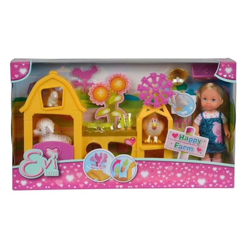 Игровой набор Simba Happy Farm Evi Love, 3+ года Игровой набор Simba Happy Farm Evi Love, 3+ года