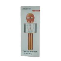 Беспроводной микрофон WS-858 Wireless Hifi Speaker Pink