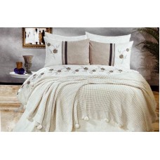 Yataq dəsti Capital Home SHA-00003221, ikinəfərlik, rəngbərəng, yorğan 200x240 sm, yorğan üzü 200x220 sm, mələfə 240x260 sm, yastıq üzü 50x70 sm/4 əd
