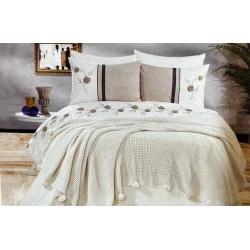 Yataq dəsti Capital Home SHA-00003221, ikinəfərlik, rəngbərəng, yorğan 200x240 sm, yorğan üzü 200x220 sm, mələfə 240x260 sm, yastıq üzü 50x70 sm/4 əd