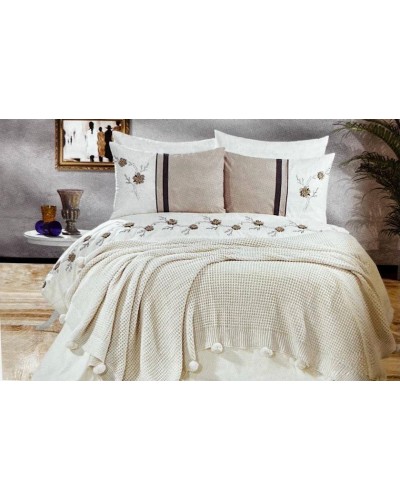 Yataq dəsti Capital Home SHA-00003221, ikinəfərlik, rəngbərəng, yorğan 200x240 sm, yorğan üzü 200x220 sm, mələfə 240x260 sm, yastıq üzü 50x70 sm/4 əd