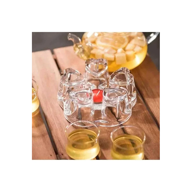 Çaydan altlığı-şamdan GH5014, 14 sm, şüşə