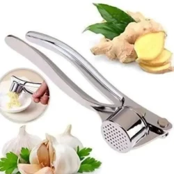 Sarımsaq sıxan F35 220, metal, gümüşü, 14x3x3.5 sm