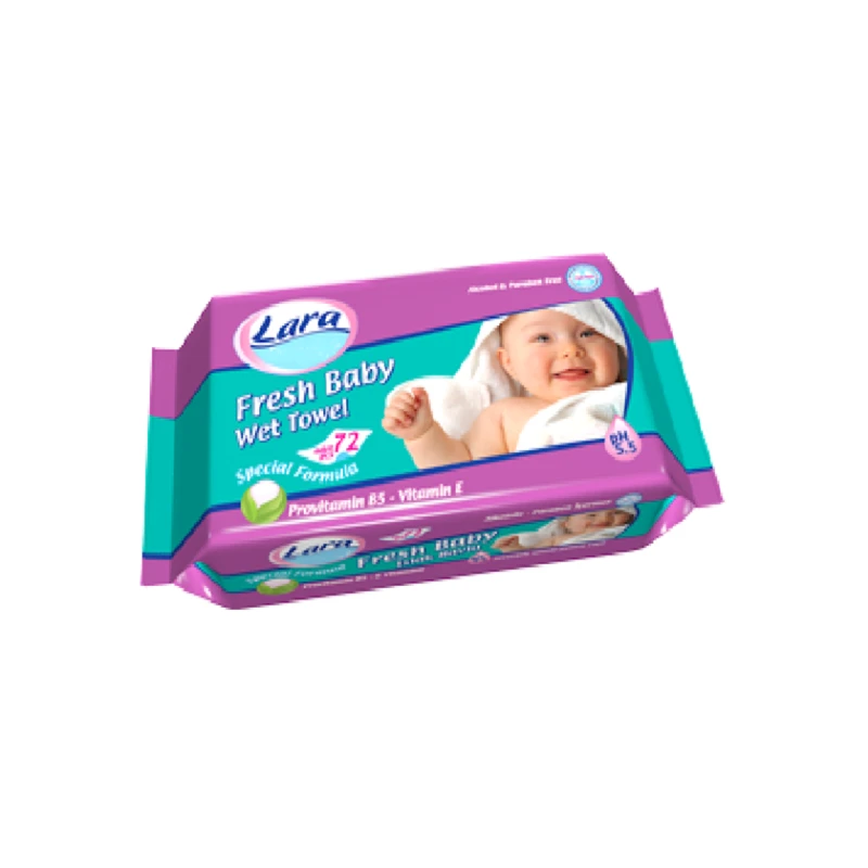 Nəm salfetlər uşaq üçün Lara Fresh Baby 120 əd Nəm salfetlər uşaq üçün Lara Fresh Baby 120 əd