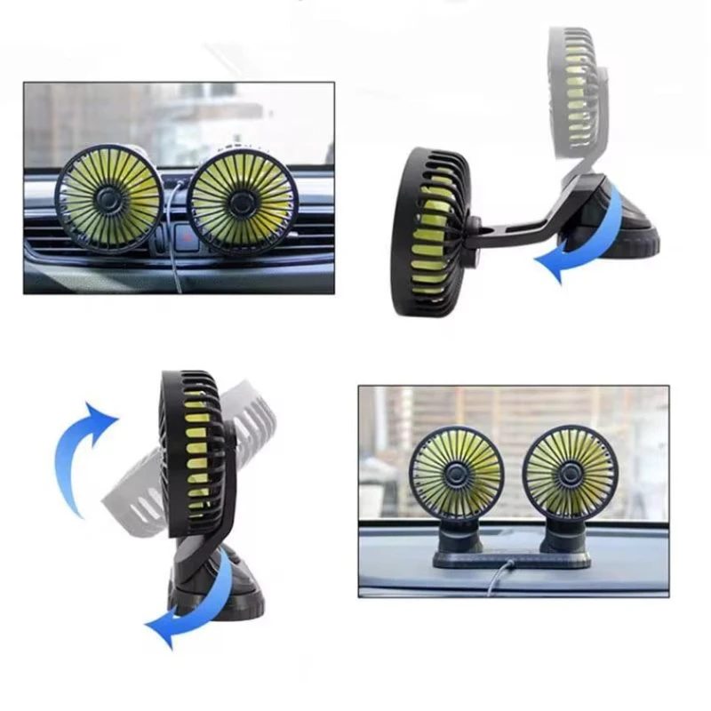 Avtomobil salonu üçün ventilyator Avto686 F404, 10.5x18 sm