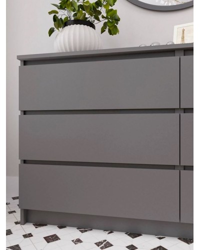 Komod, 77x138.4x40.4 sm, LDSP, boz