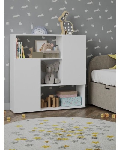 Stellaj Marina 3563_M25BrillWh, LDSP, 91.5x25.9x90 sm, ağ
