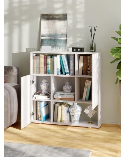 Stellaj Marina 3563_M25BrillWh, LDSP, 91.5x25.9x90 sm, ağ