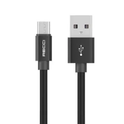 Кабель Micro USB Recci RTC-N17M, 1.5 м, черный