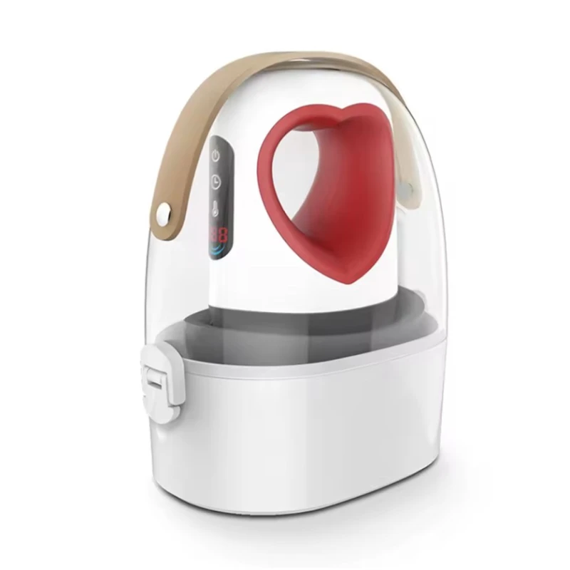 Мини-термопресс F35-ag-380, 9x5x11,5 см, белый/красный Мини-термопресс F35-ag-380, 9x5x11,5 см, белый/красный