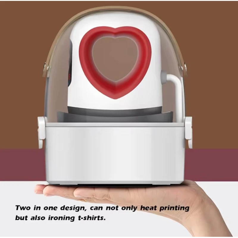 Мини-термопресс F35-ag-380, 9x5x11,5 см, белый/красный Мини-термопресс F35-ag-380, 9x5x11,5 см, белый/красный