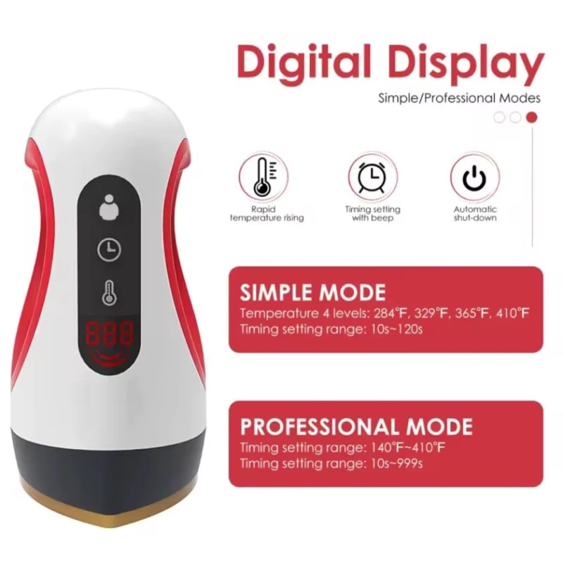 Мини-термопресс F35-ag-380, 9x5x11,5 см, белый/красный Мини-термопресс F35-ag-380, 9x5x11,5 см, белый/красный