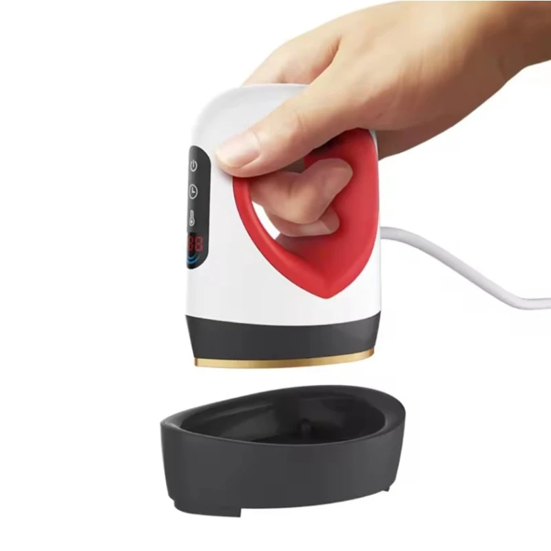 Мини-термопресс F35-ag-380, 9x5x11,5 см, белый/красный Мини-термопресс F35-ag-380, 9x5x11,5 см, белый/красный