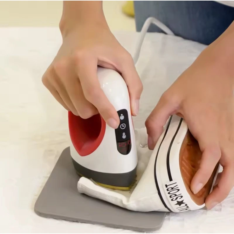 Мини-термопресс F35-ag-380, 9x5x11,5 см, белый/красный Мини-термопресс F35-ag-380, 9x5x11,5 см, белый/красный