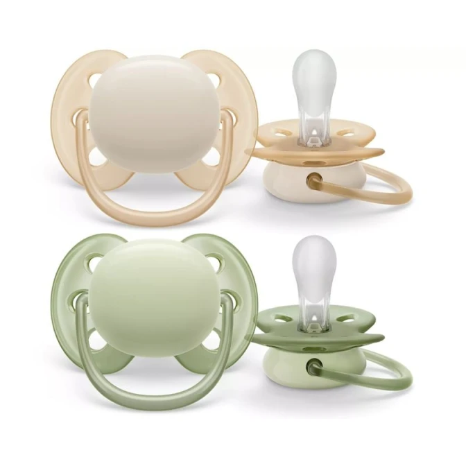 Набор пустышек Philips AVENT Ultra soft neutral SCF091/05, 0+ мес Набор пустышек Philips AVENT Ultra soft neutral SCF091/05, 0+ мес