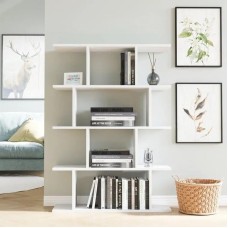 Stellaj Ev Plus, LDSP, ağ, 127x90x25 sm