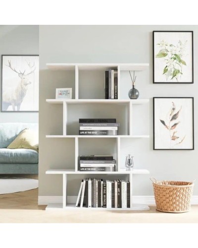 Stellaj Ev Plus, LDSP, ağ, 127x90x25 sm