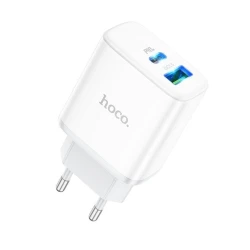Сетевое зарядное устройство Hoco C105A Power Adaptor 20W, Белый Сетевое зарядное устройство Hoco C105A Power Adaptor 20W, Белый
