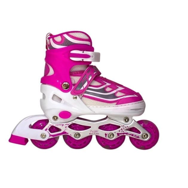 Роликовые коньки для детей WS 609, розовый, размер M