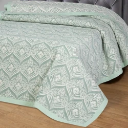 Örtük Артпостель Сады Востока, 180x235 sm, bir yarım, jakkard/pambıq, yaşıl