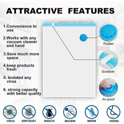 Вакуумный пакет, прозрачный, полиэтилен, 90x120 см Вакуумный пакет, прозрачный, полиэтилен, 90x120 см