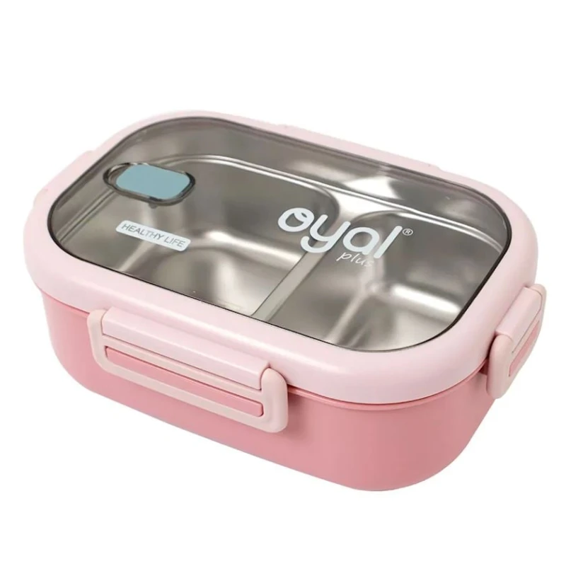 Термо ланч-бокс Oyal Plus i-9605, 850 мл, розовый Термо ланч-бокс Oyal Plus i-9605, 850 мл, розовый