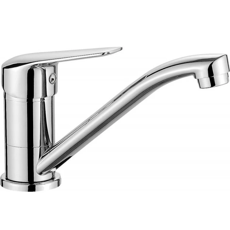 Смеситель для раковины Deante Boro BMO 026M, с оборачиваемым изливом, латунь, серебристый