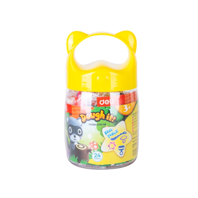 Пластилин Deli D75286, 24 цвета Пластилин Deli D75286, 24 цвета