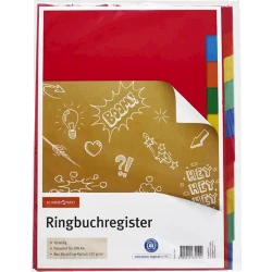 Папки-регистраторы Schreibwelt 041353, A4, 10 шт, Красный