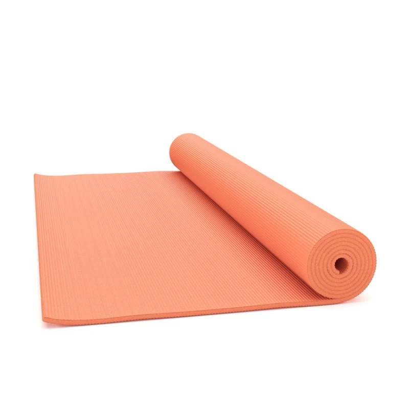 Мат для йоги WS0735, оранжевый, 173x61x0.8 см