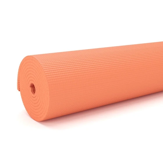 Мат для йоги WS0735, оранжевый, 173x61x0.8 см