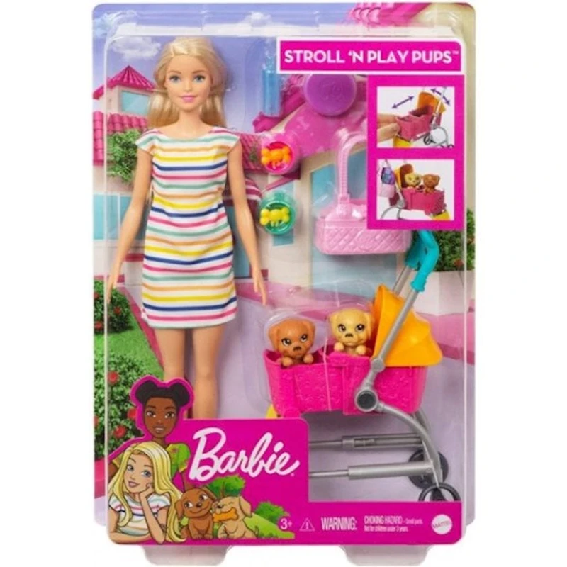 Игровой набор Barbie Stroll & Play Pups