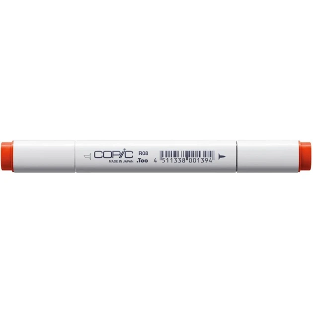 Marker Copic Classic, R08, Vermilion, ikitərəfli, narıncı