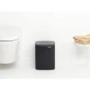 Мусорное ведро Brabantia Bo, 24.2x31.7x20.7 см, металл, 7 л, черное Мусорное ведро Brabantia Bo, 24.2x31.7x20.7 см, металл, 7 л, черное
