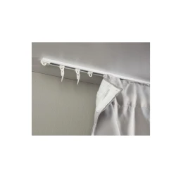 Карниз JYSK Fixi 1.4x125 см, металл/пластик, белый Карниз JYSK Fixi 1.4x125 см, металл/пластик, белый