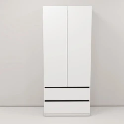 Шкаф Art Mebel Art-60-6, ЛДСП, белый, 50х60х210 см