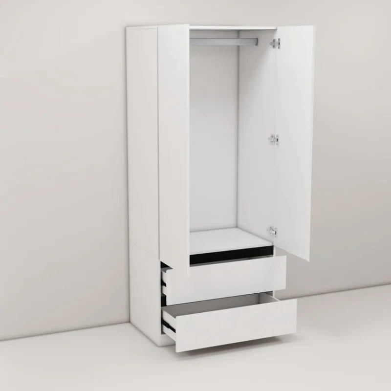 Шкаф Art Mebel Art-60-6, ЛДСП, белый, 50х60х210 см Шкаф Art Mebel Art-60-6, ЛДСП, белый, 50х60х210 см