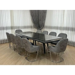 Комплект стол и стулья SR-9, серый Комплект стол и стулья SR-9, серый