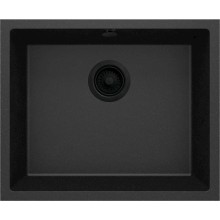 Mətbəx çanağı Deante Corda ZQA_G10C, qranit, qara, 55x46x20.4 sm