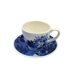 Набор чайный Danny Home HMSD_CH6B, керамика, белый/голубой Набор чайный Danny Home HMSD_CH6B, керамика, белый/голубой