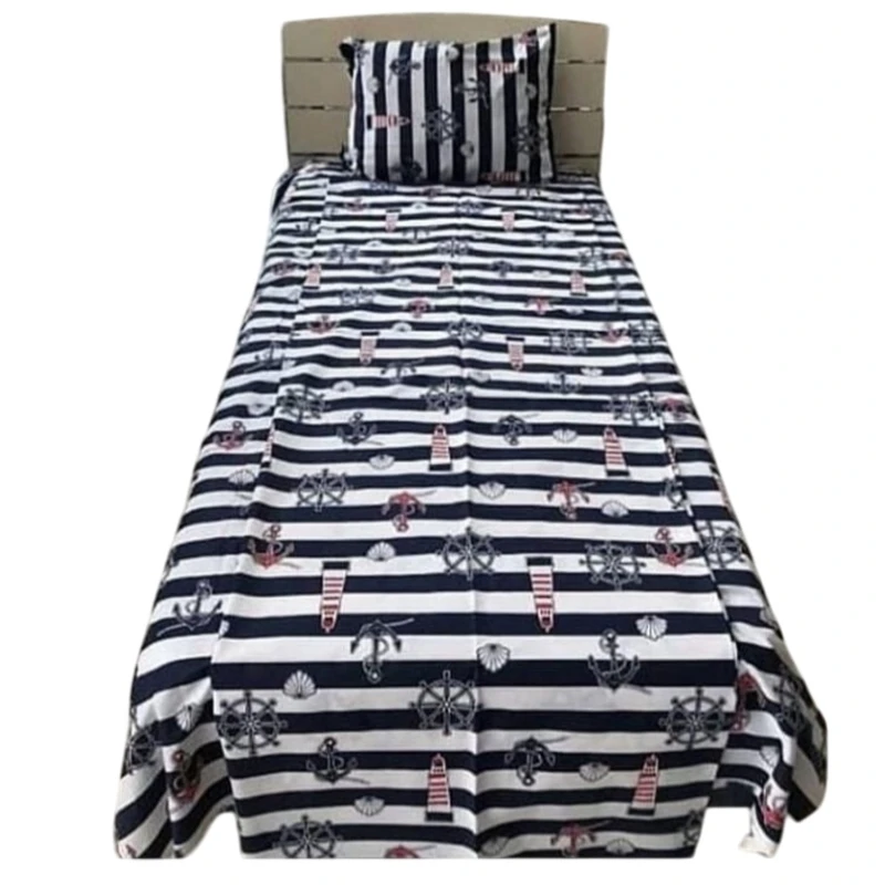 Комплект постельного белья MiraNova CTS-623, простыня 160х220 см, пододеяльник 160х220 см, наволочка 50х70 см, полутораспальный, хлопок, разноцветный