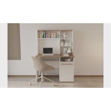 Yazı masası Ev Plus ev_13111207, LDSP, ağ/bej, 1100x1500x500 mm