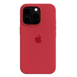 Чехол для Apple iPhone 16 Pro Max Silicone Red