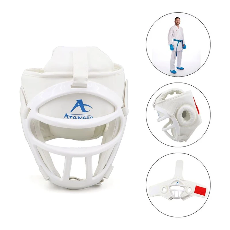 Шлем боксерский Aravaza 323a_392980432, белый, размер L Шлем боксерский Aravaza 323a_392980432, белый, размер L