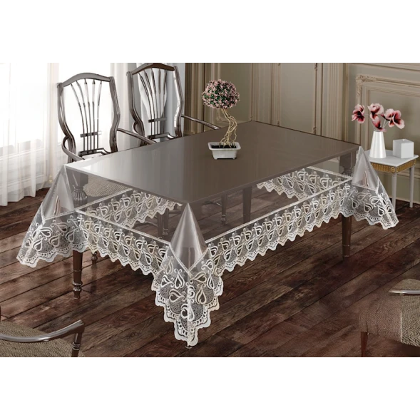 Скатерть Sahara SHA-0000302, 100x150 см, прозрачная Скатерть Sahara SHA-0000302, 100x150 см, прозрачная