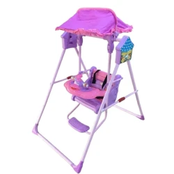 Детские качели PN125, пластик, розовые, 6+ мес Детские качели PN125, пластик, розовые, 6+ мес