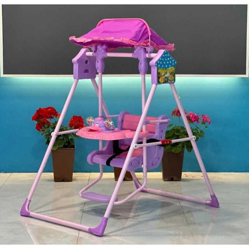 Детские качели PN125, пластик, розовые, 6+ мес Детские качели PN125, пластик, розовые, 6+ мес