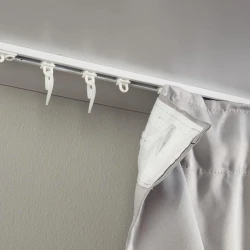 Крючки-ролики для карниза JYSK Fixi, пластик, 50 шт, белый Крючки-ролики для карниза JYSK Fixi, пластик, 50 шт, белый