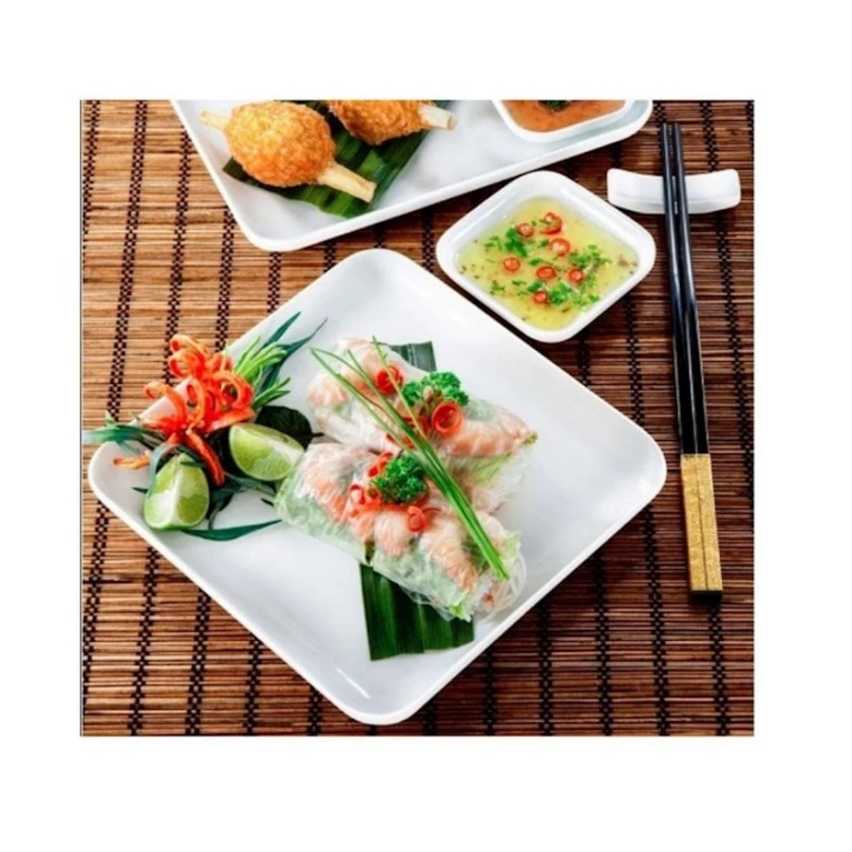 Блюдо сервировочное Wilmax WL-992683, 31x31x2.5 см, фарфор, белый