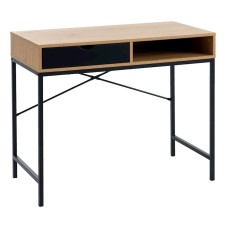 Yazı masası JYSK Trappedal 48x95x76 sm, qara/bej